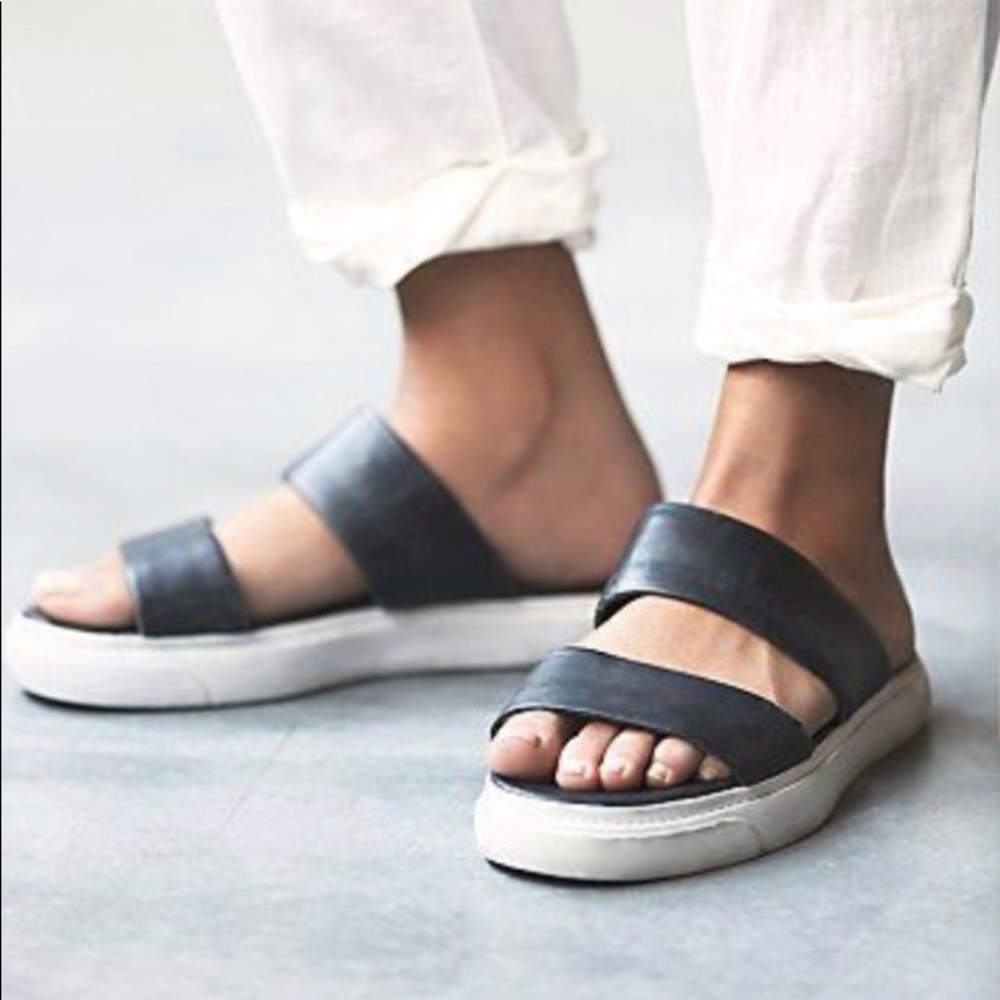 Jeffrey Campbell for Free People distressed slides